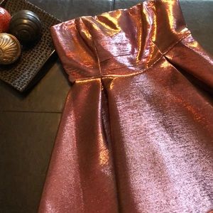 Metallic pink party dress💕